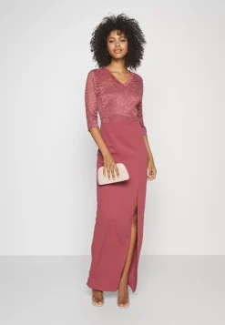 Wal G Wgxzl Wedding – Rose Lace Top Maxi Dress – Occasion Wear . Excellent|Women Occasion Wear