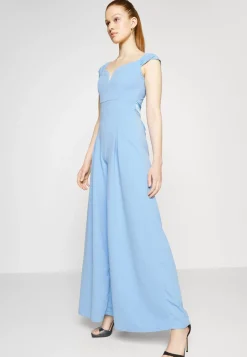 Wal G Wgxzl Wedding – Teo V Neck Wide Leg Bow Jumpsuit – Jumpsuit . Closeout Sale|Women Jumpsuit