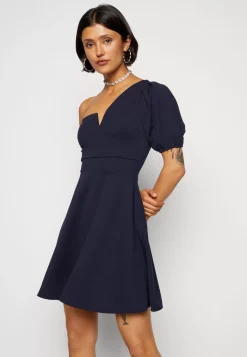 Wal G Zalora One Sleeve Skater Dress – Jersey Dress . Special|Women Dress