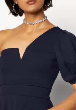 Wal G Zalora One Sleeve Skater Dress – Jersey Dress . Special|Women Dress