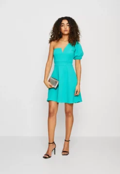 Wal G Zalora One Sleeve Skater Dress – Jersey Dress . Closeout Sale|Women Dress