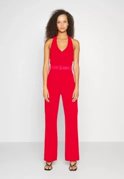 Wal G Zennihalter Neck Belted – Jumpsuit . Special|Women Jumpsuit